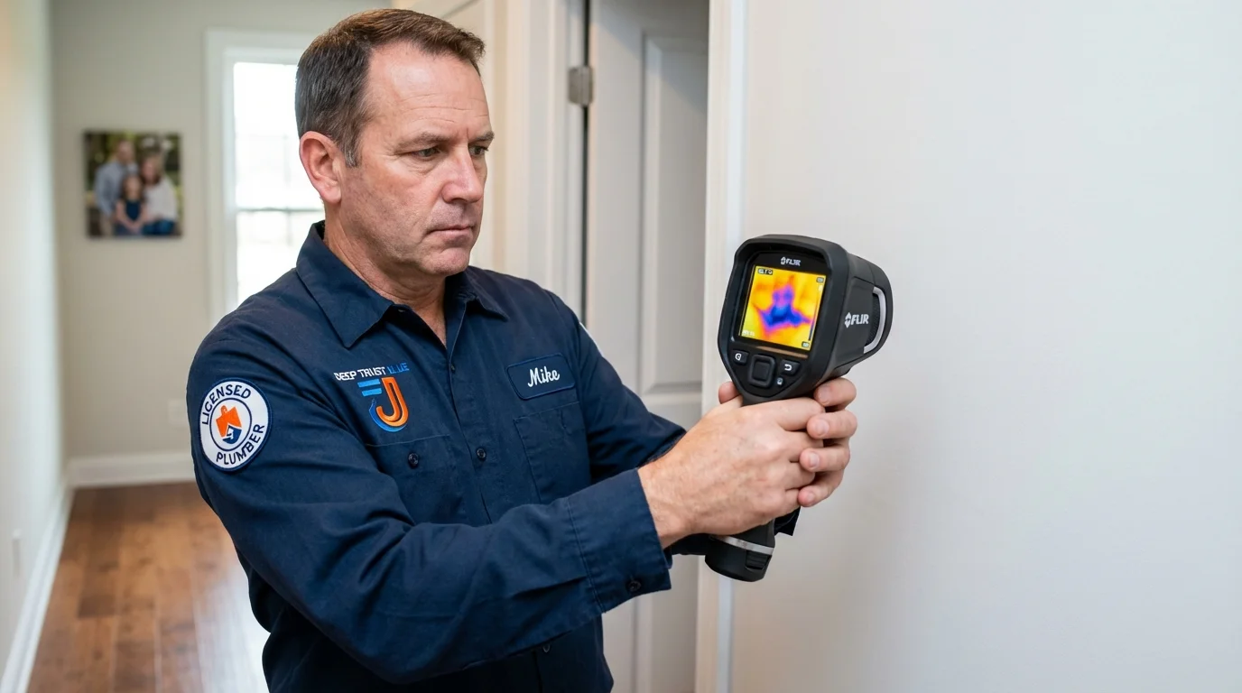 Thermal imaging leak detection by Johns Plumbing LLC in Earlimart